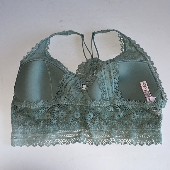 Victoria’s Secret Moss Green Lace Bralette - Picture 2 of 3